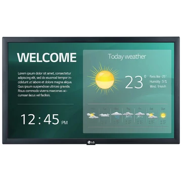 LG 22" képátló 22SM3G beltéri monitor 250 nits fényerő