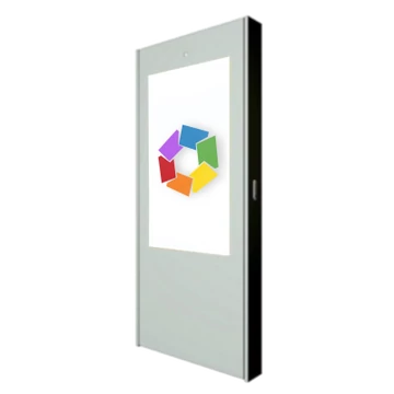 Kültéri érintőképernyos totemoszlop 55" kijelzővel Kültéri érintőképernyos totemoszlop 55" kijelzővel